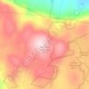 Bradford Mountain topographic map, elevation, terrain