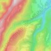 Les Fogès topographic map, elevation, terrain