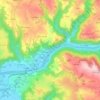 Bellevue topographic map, elevation, terrain