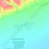 Kriz El Mahassen topographic map, elevation, terrain