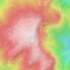 Roen topographic map, elevation, terrain