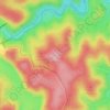 Woronora topographic map, elevation, terrain