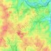 East Bethesda topographic map, elevation, terrain