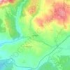 Kalofer topographic map, elevation, terrain
