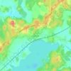 Ojakkala topographic map, elevation, terrain