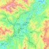 新罗区 topographic map, elevation, terrain