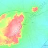 Gabane topographic map, elevation, terrain