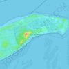 Oost-Vlieland topographic map, elevation, terrain