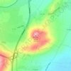 Puy de Loule topographic map, elevation, terrain