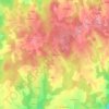 Le Pimpidour topographic map, elevation, terrain