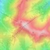 La Berra topographic map, elevation, terrain