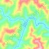 Pensiangan topographic map, elevation, terrain