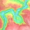 Aulne topographic map, elevation, terrain