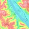 Glenwillard topographic map, elevation, terrain