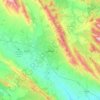 Sulaymaniyah topographic map, elevation, terrain