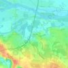 La Claie Brunette topographic map, elevation, terrain