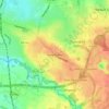 Hale Barns topographic map, elevation, terrain