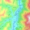 泸桥镇 topographic map, elevation, terrain