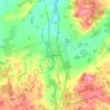 Tottenham topographic map, elevation, terrain