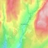 Ystradfellte topographic map, elevation, terrain