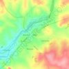 Parys topographic map, elevation, terrain