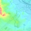 El Romeral topographic map, elevation, terrain