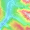 Ondres topographic map, elevation, terrain