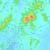 Taean-eup topographic map, elevation, terrain