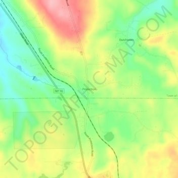 Protection topographic map, elevation, terrain