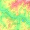 Coldebouye topographic map, elevation, terrain
