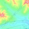 二地 topographic map, elevation, terrain