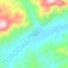 Senegal topographic map, elevation, terrain