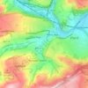 Little Bradley topographic map, elevation, terrain
