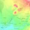 Kampunganyar topographic map, elevation, terrain