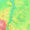 Geigers topographic map, elevation, terrain