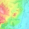 Sweeney Mountain topographic map, elevation, terrain