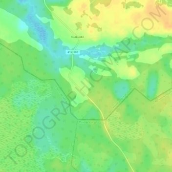 Соболева Гора topographic map, elevation, terrain
