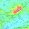 Shucknall topographic map, elevation, terrain