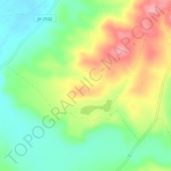 Motilla topographic map, elevation, terrain