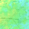 Inmortal Simón Bolívar topographic map, elevation, terrain