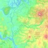 Lewis topographic map, elevation, terrain
