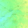 Hanumangarh topographic map, elevation, terrain