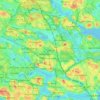 Solna topographic map, elevation, terrain