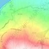 Cutelo topographic map, elevation, terrain