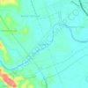 Sekerak Kiri topographic map, elevation, terrain