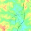 Doddridge topographic map, elevation, terrain