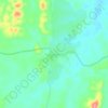 Sungai Koyan topographic map, elevation, terrain