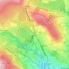 Dimple topographic map, elevation, terrain