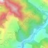 Barota topographic map, elevation, terrain