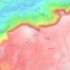 Les Combets topographic map, elevation, terrain